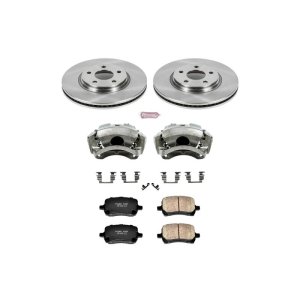Chevrolet Malibu Brake Kit - Front - PowerStop - Autospecialty Rotors + Evolution Ceramic Pads - `09-`12