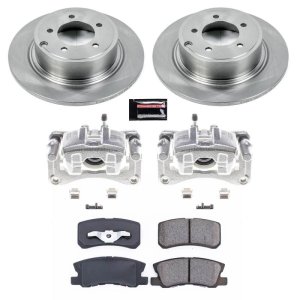 Dodge Avenger Brake Kit - Rear - PowerStop - Autospecialty Rotors + Evolution Ceramic Pads + Replacement Calipers - `08-`14