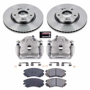 Hyundai Tucson Brake Kit - Front - PowerStop - Autospecialty Rotors + Evolution Ceramic Pads + Non-Coated Calipers - `05-`09