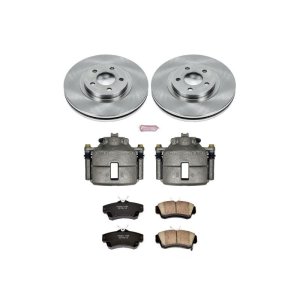 Chrysler PT Cruiser Brake Kit - Front - PowerStop - Autospecialty Rotors + Evolution Ceramic Pads + Replacement Calipers - `01-`10