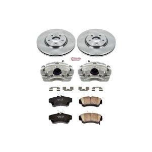 Chrysler PT Cruiser Brake Kit - Front - PowerStop - Autospecialty Rotors + Evolution Ceramic Pads + Non-Coated Calipers - `03-`09