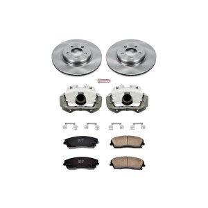Dodge Magnum Brake Kit - Front - PowerStop - Autospecialty Rotors + Evolution Ceramic Pads + Non-coated Calipers - `05-`08