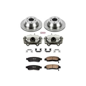 Buick Rainier Brake Kit - Rear - PowerStop - Autospecialty Rotors + Evolution Ceramic Pads + Non-coated Calipers - `04-`07