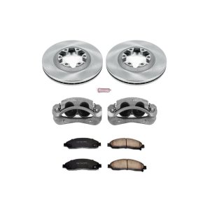 Chevrolet Colorado Brake Kit - Front - PowerStop - Autospecialty Rotors + Evolution Ceramic Pads + Non-Coated Calipers - `04-`08