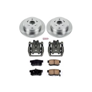 Honda CR-V Brake Kit - Rear - PowerStop - Autospecialty Rotors + Evolution Ceramic Pads + Replacement Calipers - `07-`11