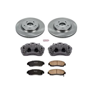 Acura RDX Brake Kit - Front - PowerStop - Autospecialty Rotors + Evolution Ceramic Pads + Non-Coated Calipers - `07-`12