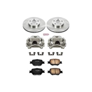 Scion tC Brake Kit - Front - PowerStop - Autospecialty Rotors + Z16 Ceramic Pads + Replacement Calipers - `05-`10