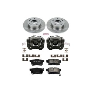 Acura TSX Brake Kit - Rear - PowerStop - Z16 Ceramic Pads + Autospecialty Rotors + Calipers - `04-`08