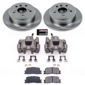 Lexus ES300 Brake Kit - Rear - PowerStop - Autospecialty Rotors + Z16 Ceramic Pads + Non-coated Calipers - `02-`03