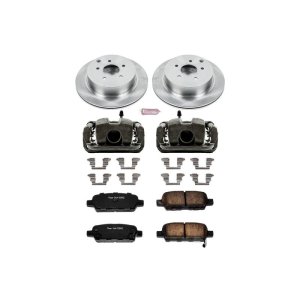 Infiniti FX35 Brake Kit - Rear - PowerStop - Autospecialty Rotors + Evolution Ceramic Pads + Non-Coated Calipers - `03-`12