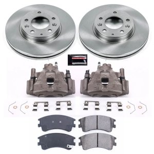 Mazda 6 Brake Kit - Front - PowerStop - Autospecialty Rotors + Evolution Ceramic Pads - `03-`05