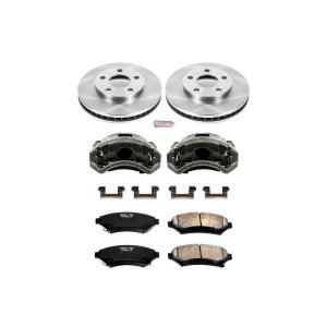 Buick Century Brake Kit - Front - PowerStop - Autospecialty Rotors + Evolution Ceramic Pads + Non-coated Calipers - `97-`05