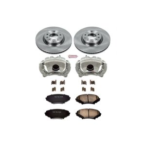Mazda RX-8 Brake Kit - Front - PowerStop - OE Style Rotors + Evolution Ceramic Pads + Non-Coated Calipers - `04-`08