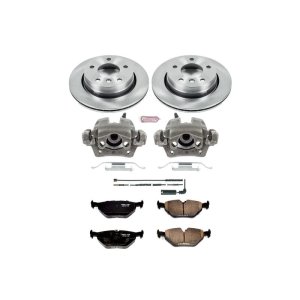 BMW 323Ci Brake Kit - Rear - PowerStop - Autospecialty with Calipers, Evolution Ceramic Pads, Autospecialty Rotors - 2000