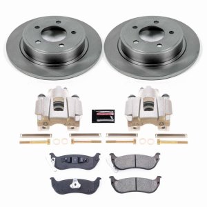 Chrysler Pacifica Brake Kit - Rear - PowerStop - Z17 Direct Replacement Kit: Rotors, Ceramic Pads, Calipers - `04-`08