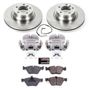 BMW 3 Series Brake Kit - Front - PowerStop - Autospecialty Rotors + Evolution Ceramic Pads + Non-Coated Replacement Calipers - 2006 BMW 3 Series Brake Kit - Front - PowerStop - Autospecialty Rotors + Evolution Ceramic Pads + Non-Coated Replacement Calipers - 2006