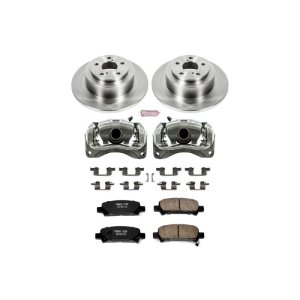 Subaru Baja Brake Kit - Rear - PowerStop - Autospecialty Rotors + Evolution Ceramic Pads + Replacement Calipers - `03-`06