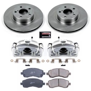 Subaru Impreza Brake Kit - Front - PowerStop - Autospecialty Rotors + Evolution Ceramic Pads + Replacement Calipers - `97-`01 Subaru Impreza Brake Kit - Front - PowerStop - Autospecialty Rotors + Evolution Ceramic Pads + Replacement Calipers - `97-`01