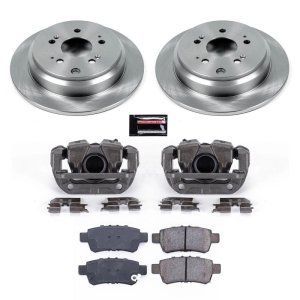 Honda Odyssey Brake Kit - Rear - PowerStop - Autospecialty, Evolution ceramic pads - `05-`10