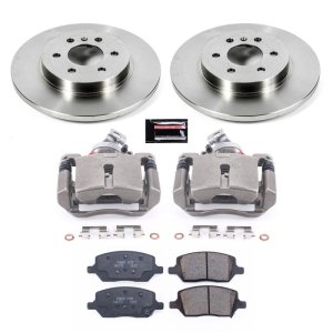 Buick Terraza Brake Kit - Rear - PowerStop - Autospecialty Rotors + Evolution Ceramic Pads + Non-Coated Calipers - `06-`07