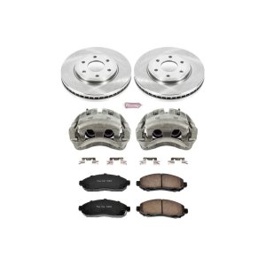 Nissan Frontier Brake Kit - Front - PowerStop - Autospecialty Rotors + Evolution Ceramic Pads + Non-Coated Calipers - `05-`18