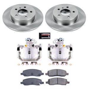 Buick Lucerne Brake Kit - Rear - PowerStop - Autospecialty Rotors + Evolution Ceramic Pads + Non-Coated Calipers - `06-`11