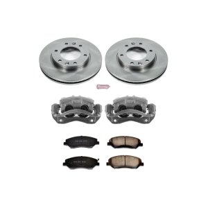 Hyundai Entourage Brake Kit - Front - PowerStop - Autospecialty Rotors + Evolution Ceramic Pads - `07-`08