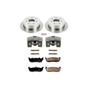 Ford F-150 Brake Kit - Rear - PowerStop - Autospecialty Rotors + Evolution Ceramic Pads + Non-Coated Calipers - `00-`03 Ford F-150 Brake Kit - Rear - PowerStop - Autospecialty Rotors + Evolution Ceramic Pads + Non-Coated Calipers - `00-`03