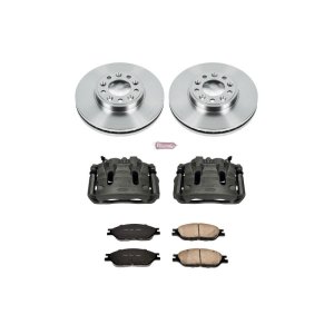 Ford Windstar Brake Kit - Front - PowerStop - Autospecialty Rotors + Evolution Ceramic Pads + Non-Coated Calipers - `99-`03