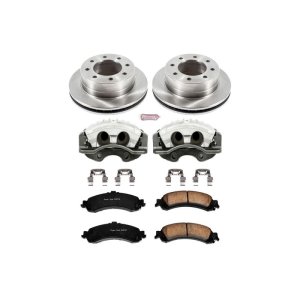 Chevrolet Silverado 1500 HD Brake Kit - Rear - PowerStop - Autospecialty Rotors + Evolution Ceramic Pads + Replacement Calipers - 2005