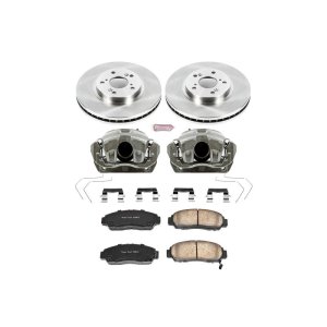 Acura TSX Brake Kit - Front - PowerStop - Autospecialty Rotors + Evolution Ceramic Pads + Replacement Calipers - `11-`14
