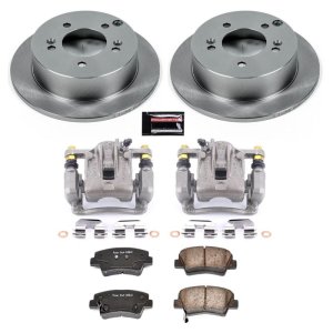 Hyundai Sonata Brake Kit - Rear - PowerStop - Autospecialty Rotors + Evolution Ceramic Pads + OE Style Calipers - `08-`10