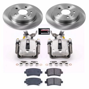 Chevrolet Malibu Brake Kit - Rear - PowerStop - Autospecialty Rotors + Evolution Ceramic Pads + Non-Coated Calipers - `14-`15