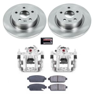 Buick Encore Brake Kit - Rear - PowerStop - Autospecialty Rotors + Evolution Ceramic Pads + Replacement Calipers - `13-`18