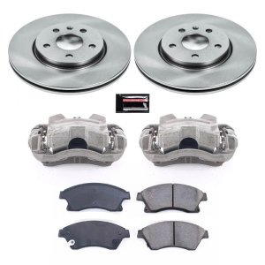 Chevrolet Cruze Brake Kit - Front - PowerStop - Autospecialty Rotors + Evolution Ceramic Pads + Non-coated Calipers - `11-`15