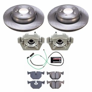 BMW M3 Brake Kit - Rear - PowerStop - Autospecialty Rotors + Evolution Ceramic Pads + Non-Coated Calipers - `01-`06 BMW M3 Brake Kit - Rear - PowerStop - Autospecialty Rotors + Evolution Ceramic Pads + Non-Coated Calipers - `01-`06