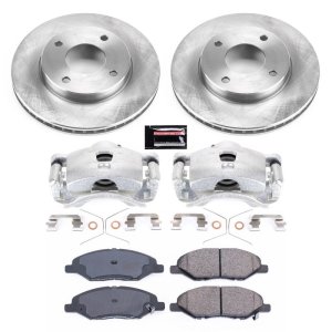 Nissan Versa Brake Kit - Front - PowerStop - Autospecialty Rotors + Evolution Ceramic Pads + Non-coated Calipers - `09-`11 Nissan Versa Brake Kit - Front - PowerStop - Autospecialty Rotors + Evolution Ceramic Pads + Non-coated Calipers - `09-`11