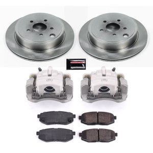 Toyota GR86 Brake Kit - Rear - PowerStop - Autospecialty Rotors + Evolution Ceramic Pads + Non-Coated Calipers - `17-`20