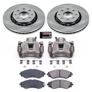 Chevrolet Aveo Brake Kit - Front - PowerStop - Autospecialty Rotors + Evolution Ceramic Pads + Replacement Calipers - `04-`11