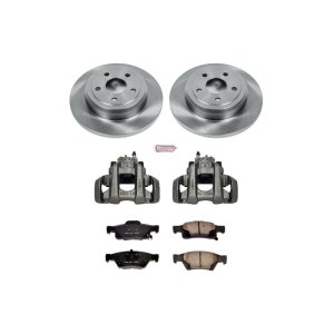 Dodge Durango Brake Kit - Rear - PowerStop - OE Replacement Rotors + Evolution Ceramic Pads + Non-Coated Calipers - `11-`19