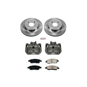 Nissan Versa Brake Kit - Front - PowerStop - Autospecialty Rotors + Evolution Ceramic Pads + Replacement Calipers - `12-`18 Nissan Versa Brake Kit - Front - PowerStop - Autospecialty Rotors + Evolution Ceramic Pads + Replacement Calipers - `12-`18
