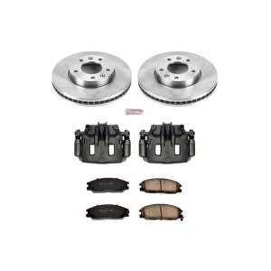 Kia Sedona Brake Kit - Front - PowerStop - Autospecialty Rotors + Z16 Ceramic Pads + Non-Coated Calipers - `04-`05