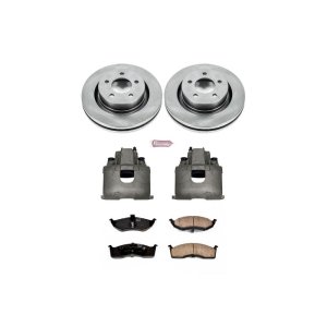 Chrysler Concorde Brake Kit - Front - PowerStop - Autospecialty Rotors + Evolution Ceramic Pads + Non-Coated Calipers - `00-`04