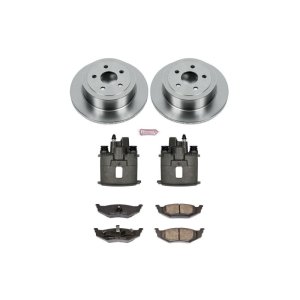 Chrysler Sebring Brake Kit - Rear - PowerStop - Autospecialty Rotors + Evolution Ceramic Pads + Non-Coated Calipers - `01-`06