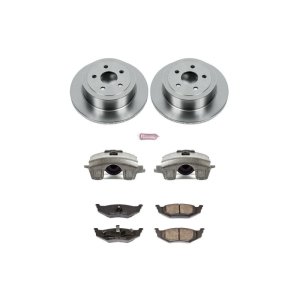 Chrysler PT Cruiser Brake Kit - Rear - PowerStop - Autospecialty Rotors + Evolution Ceramic Pads + Non-coated Calipers - `01-`07