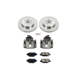 Ford Explorer Brake Kit - Rear - PowerStop - Autospecialty Rotors + Evolution Ceramic Pads + Non-coated Calipers - `13-`19