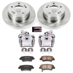 Hyundai Elantra Brake Kit - Rear - PowerStop - Autospecialty Rotors + Z16 Ceramic Pads + Non-coated Calipers - `11-`19