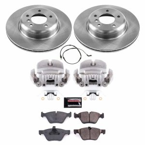 BMW Z4 Brake Kit - Front - PowerStop - Autospecialty Rotors + Evolution Ceramic Pads + Replacement Calipers - `09-`10