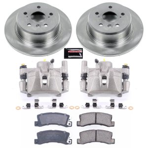 Lexus RX300 Brake Kit - Rear - PowerStop - Autospecialty Rotors + Evolution Ceramic Pads + Non-Coated Calipers - `99-`03