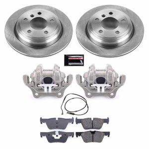 BMW 3 Series Brake Kit - Rear - PowerStop - OE Stock Replacement + Low-Dust Ceramic Pads + Autospecialty Rotors + Non-Coated Calipers - `13-`18 BMW 3 Series Brake Kit - Rear - PowerStop - OE Stock Replacement + Low-Dust Ceramic Pads + Autospecialty Rotors + Non-Coated Calipers - `13-`18